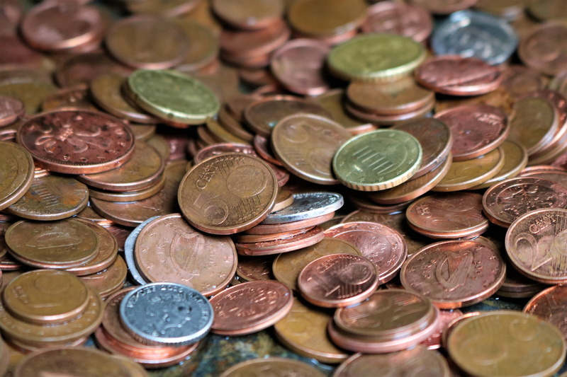 means of payment, coin, indoors, business finance and industry, metal money, selective focus, money, euro cents, copper, metallic, currency, business, bitcoin