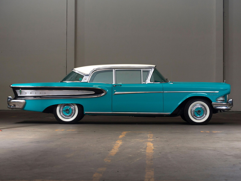 2 door, citation, retro, edsel, 1958, hardtop, 1080P, 63b