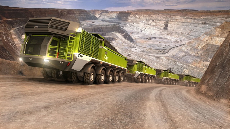 ETF MT-240 mining truck, Vehicles, 1080P
