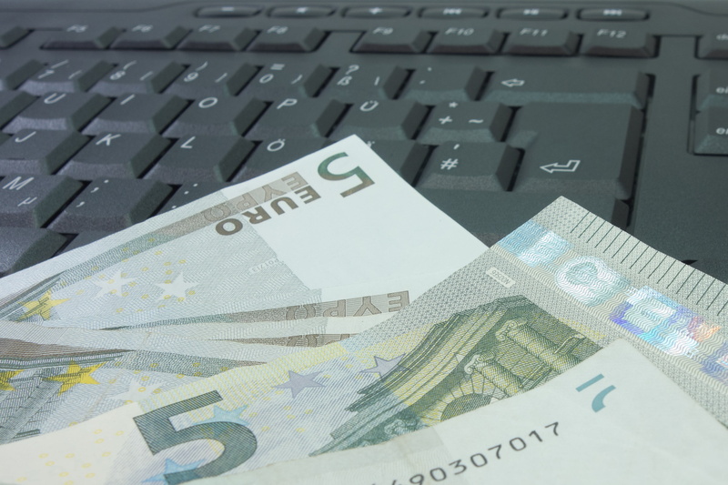 money, leather goods, leather, finance, reserve, euro, full frame, number, no people, 2K, computer, close-up, technology, keyboard, wealth, dirty money