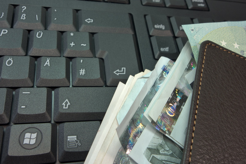 computer, indoors, laptop, computer hacker, business, computer key, technology, save, computer keyboard, purse, payout, money, 4K, computer equipment