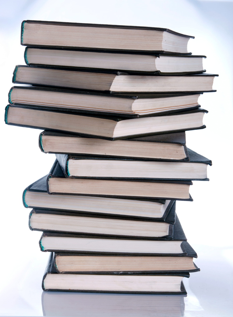 book, stack, sky, studio shot, publication, heap, education, information, abundance, learning, literature, books, isolated, low angle view, no people, expertise