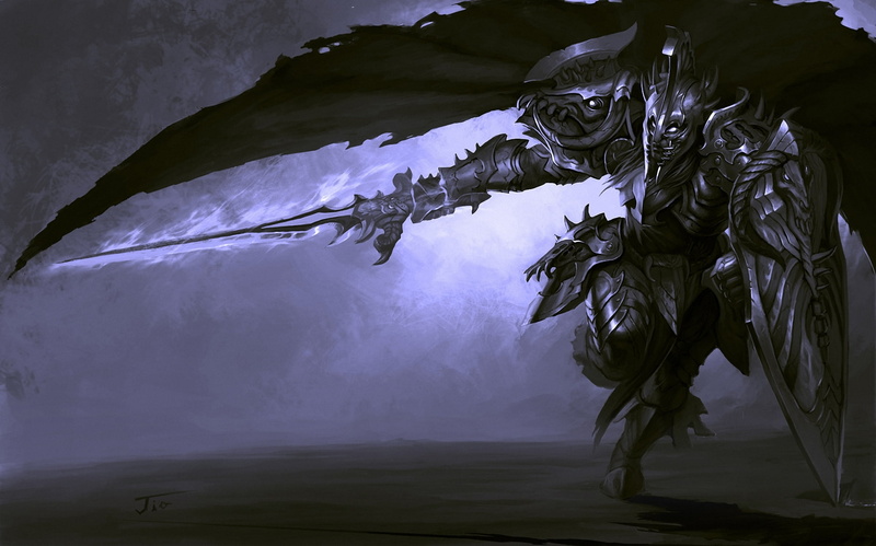 abstract, sword, cloud - sky, sky, black, evil, horror, backgrounds, water, tranquility, night, plant, tree, illustration, movement, spooky, robot, monster - Fictional Character