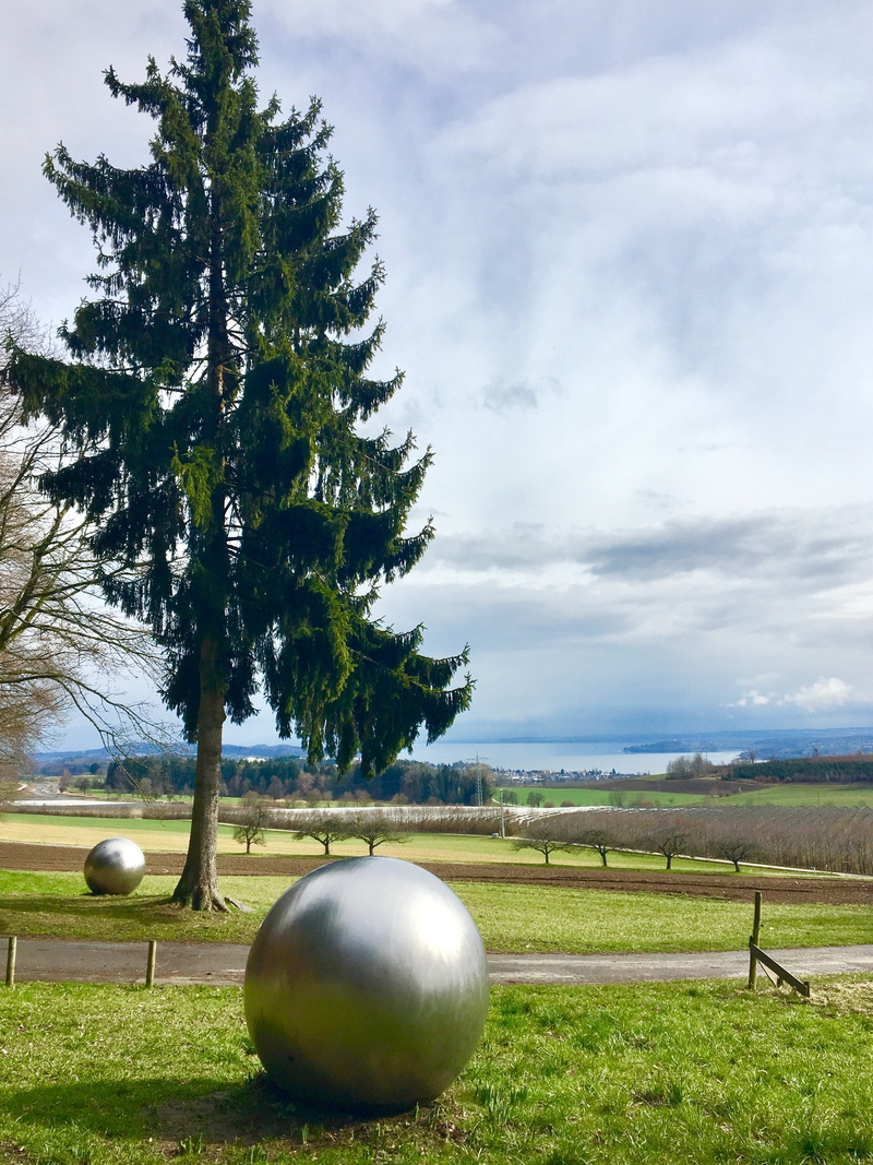 road, sphere, crash, ball, beauty in nature, silver, broke reute, outdoors, away, scenics - nature, cloud - sky, culture, forest, sky, hike, route, round