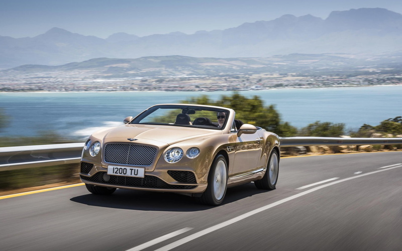 scenics - nature, driving, land Vehicle, car, sports Car, bentley, chrome, uSA, continental gt, sunlight, 720P, blurred motion, nature, convertible, speed