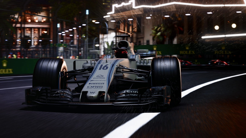 Rolex, Formula 1, artwork, sport, race cars, Williams F1, street, racing, car, vehicle, 1080P