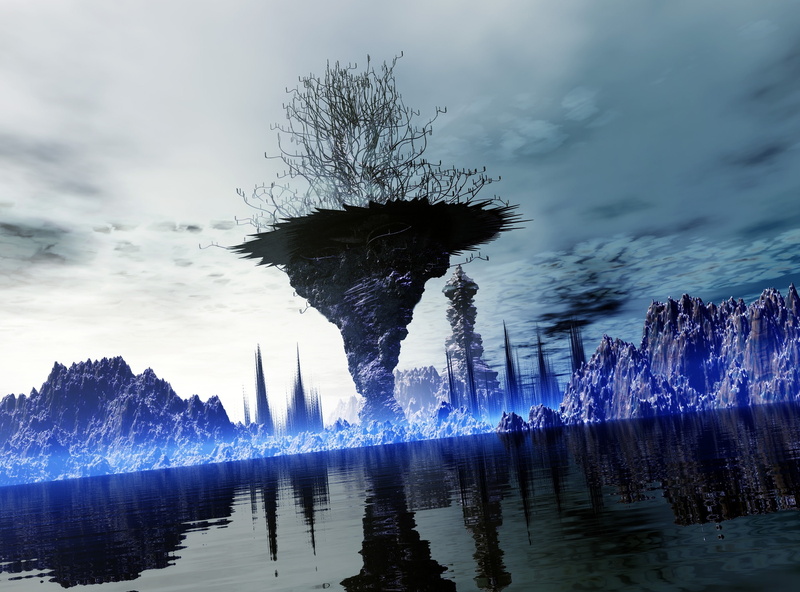 improbable, 2K, 3d art, Artistic, tower, fantasy, 3D, landscapes