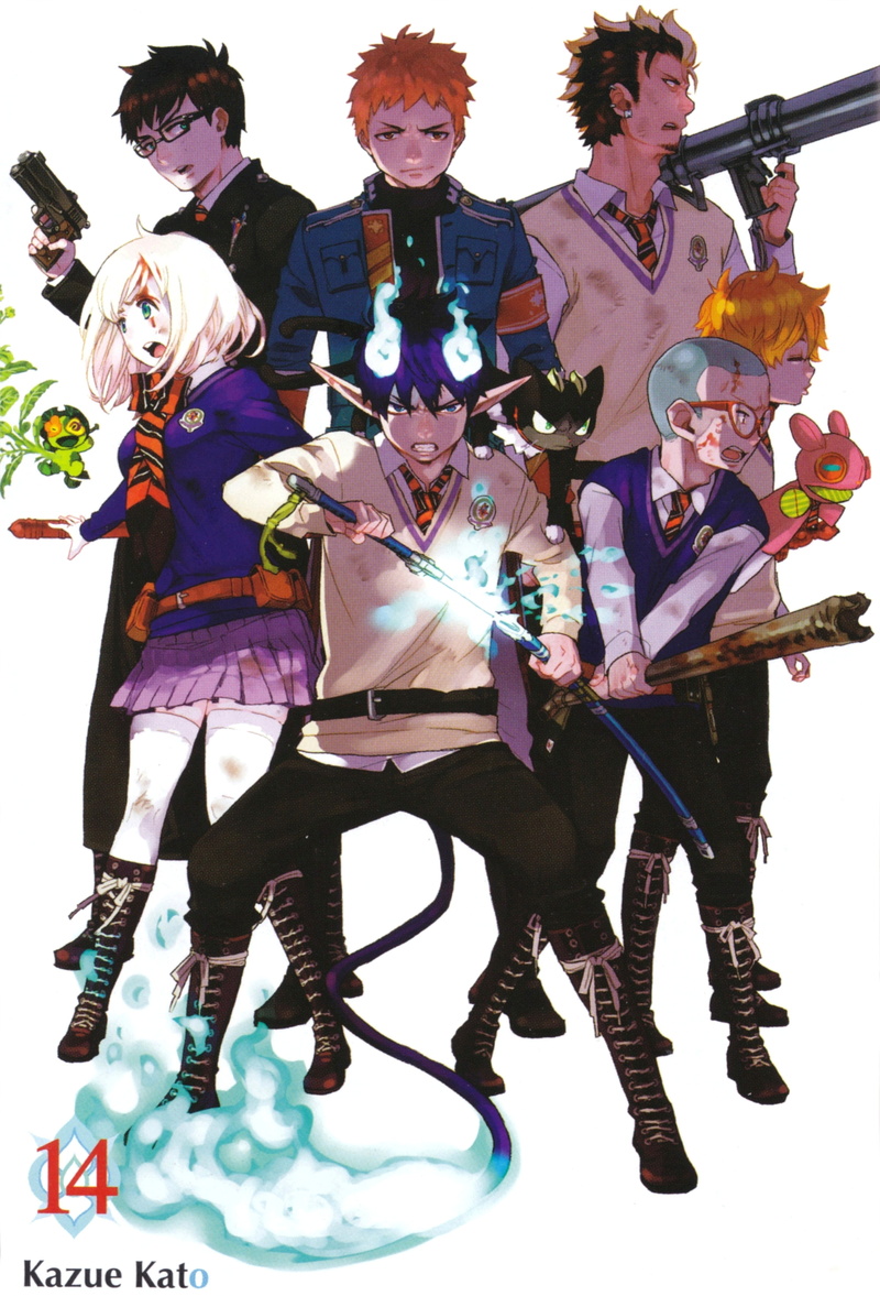 moriyama, ryuji, 4K, shiemi, (ao, kuro, suguro, character, exorcist, exorcist), series