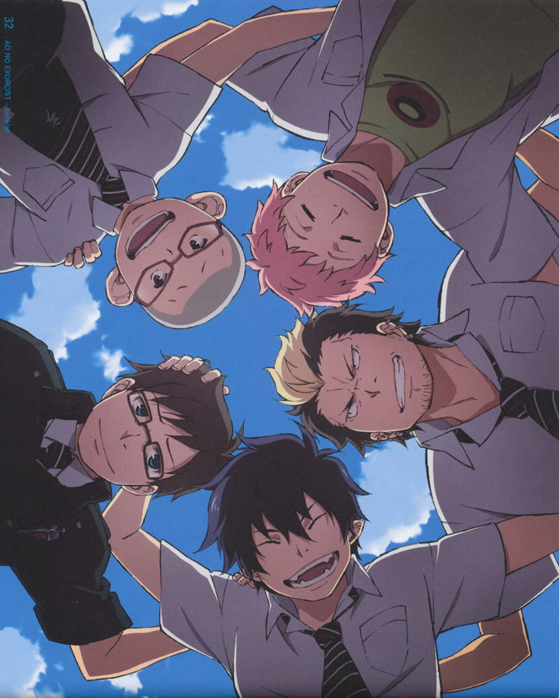 Shima Renzou, Okumura Yukio, Rin Okumura, Blue Exorcist, Miwa Konekomaru, Suguro Ryuji, 4K