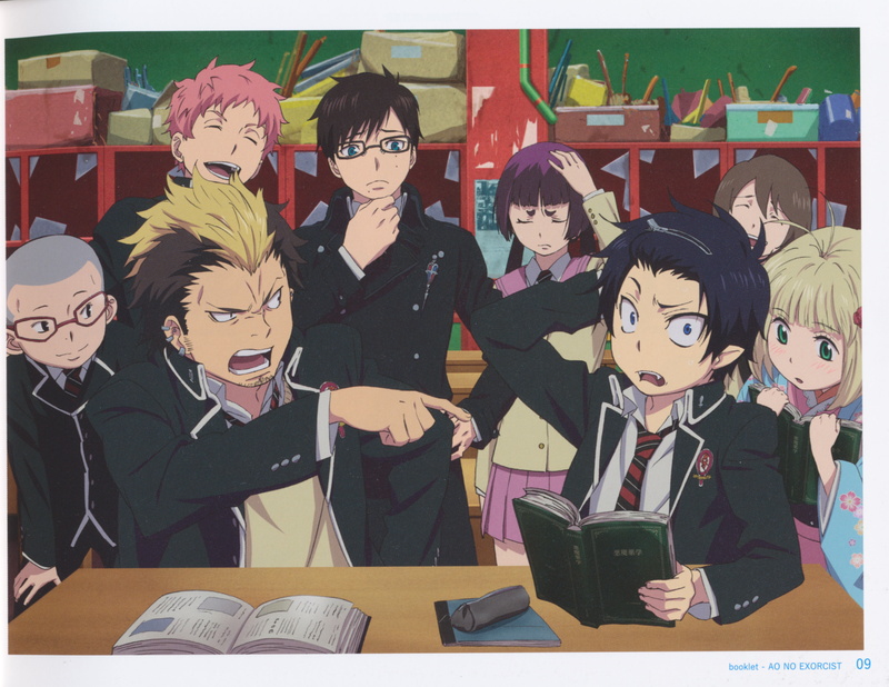 4K, Rin Okumura, Miwa Konekomaru, Suguro Ryuji, Kamiki Izumo, Blue Exorcist, Paku Noriko, Shima Renzou, Moriyama Shiemi, Okumura Yukio