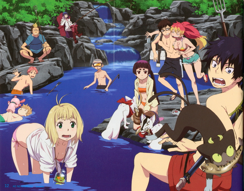 Miwa Konekomaru, Rin Okumura, Kuro, Kamiki Izumo, Okumura Yukio, Takara Nemu, Shima Renzou, Mephisto Pheles, Blue Exorcist, Kirigakure Shura, 4K, Suguro Ryuji