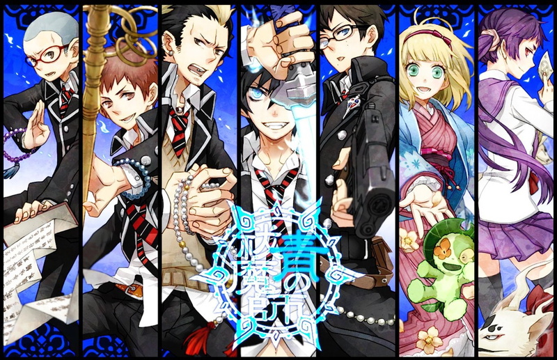 Izumo Kamiki, Anime, Renzo Shima, Konekomaru Miwa, Yukio Okumura, Blue Exorcist, Rin Okumura, Ao No Exorcist, Shiemi Moriyama, 720P, Ryuji Suguro
