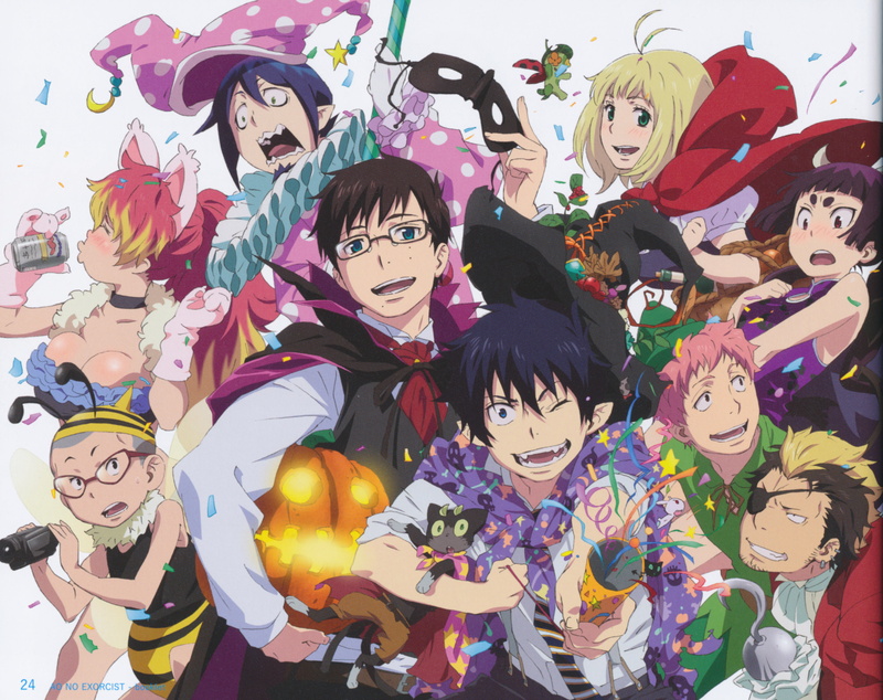 Kamiki Izumo, Kirigakure Shura, 4K, Mephisto Pheles, Rin Okumura, Okumura Yukio, Kuro, Moriyama Shiemi, Miwa Konekomaru, Blue Exorcist, Suguro Ryuji, Shima