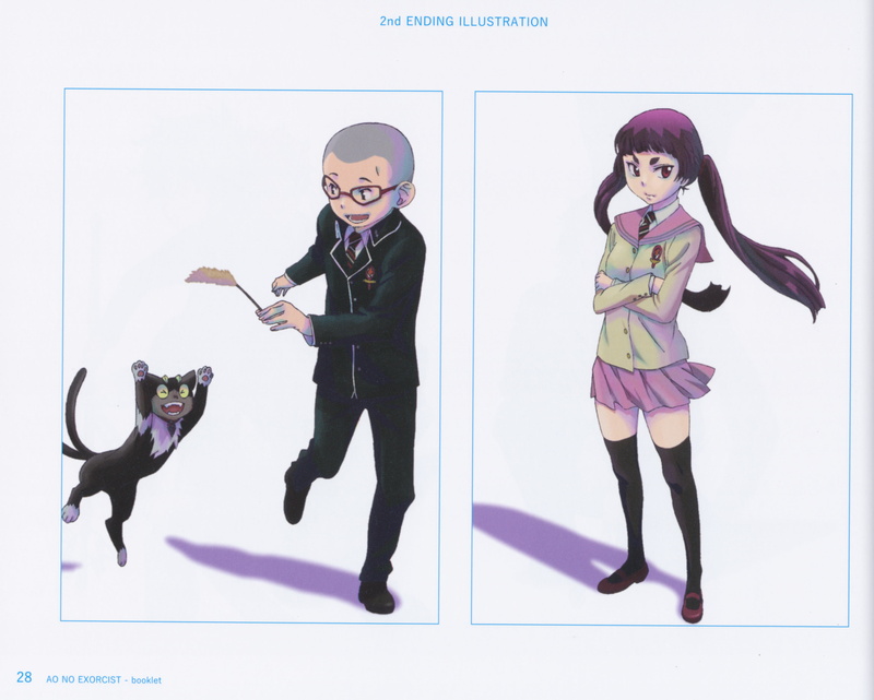 Blue Exorcist, 4K, Kuro, Miwa Konekomaru, Kamiki Izumo