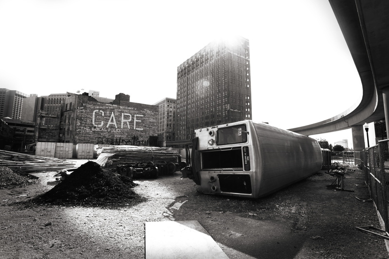 5K, built structure, nature, city, residential district, disaster, metal, train, sky, white, metro, skyscraper, office building exterior, incidental people