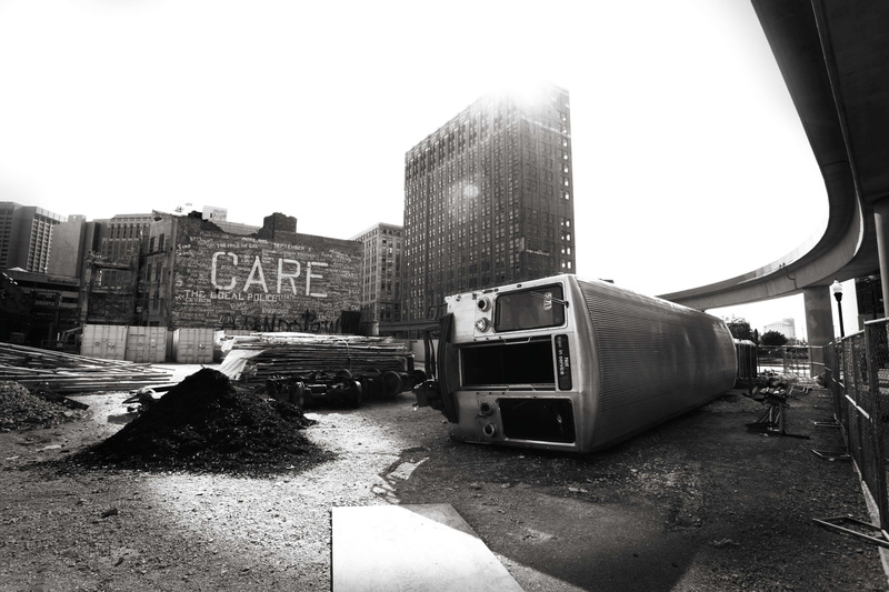 care, residential district, derailed, building exterior, nature, office building exterior, clear sky, built structure, transportation, scrapyard, day, disaster