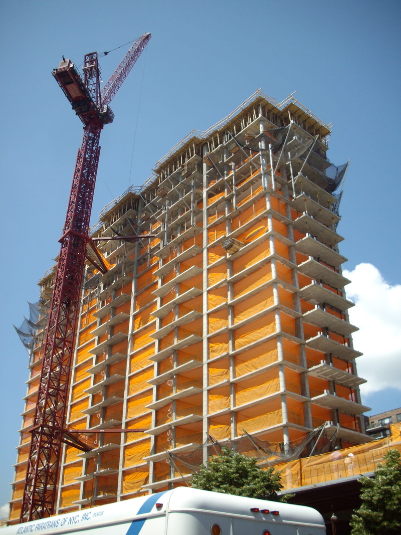 building construction, construction industry, high, city, day, sky, construction equipment, crane - construction machinery, nature, 2K, mode of transportation