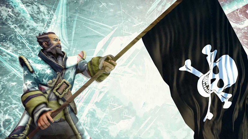  characters, 1080P, hd, kunkka, flag, pirate, dota