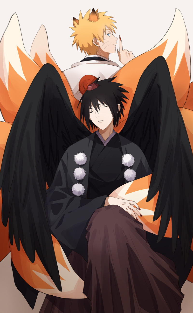 naruto, #AWWSHIPPINGSOBAD, veil, women, mask - disguise, uchiha sasuke, outdoors, traditional clothing, clothing, nature, Anime, flying, uzumaki naruto