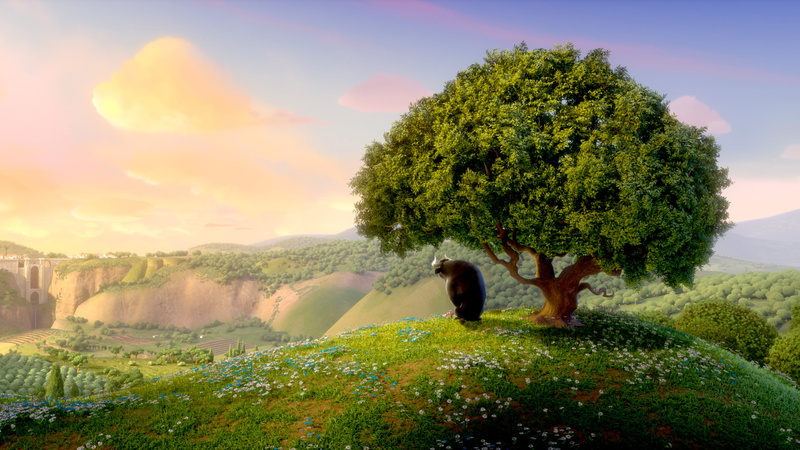 lifestyles, 2K, sunset, outdoors, tranquility, animated movies, scenics - nature, 2017 movies, beauty in nature, digital art, tree, land, nature, people