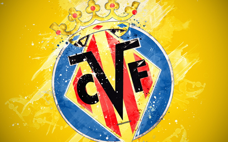 Soccer, 4K, Logo, Villarreal CF, Emblem
