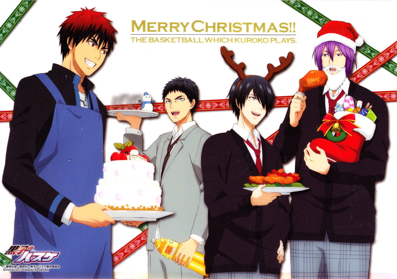 kagami, christmas, basuke, yukio, himuro, tatsuya, 4K, kuroko, atsushi, murasakibara, kasamatsu, taiga