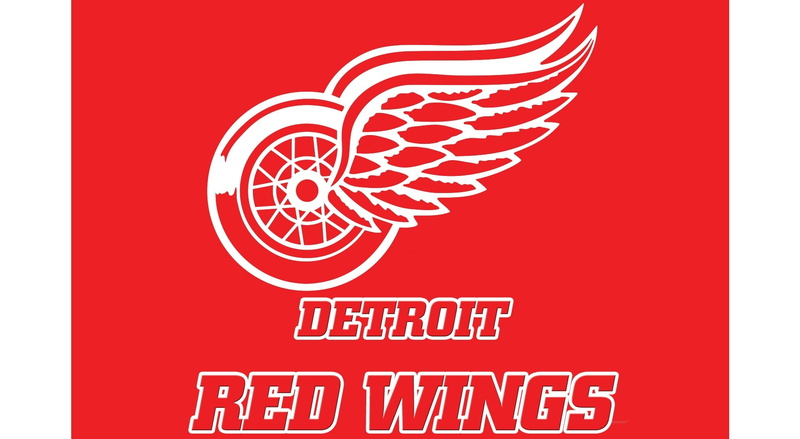 Western, information sign, white color, detroit red wings, neon, sign, restaurant, wings, detroits, Other Sports, no people, Sports, red, cut out, detroit