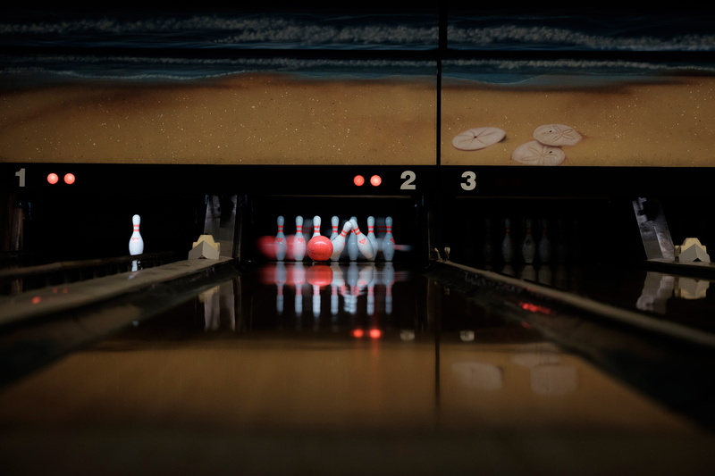 no people, night, 4K, ball, bowling, container, alcohol, bar - drink establishment, nightlife, sport, arena, game, shelf, absence, reflection, lane, bottle
