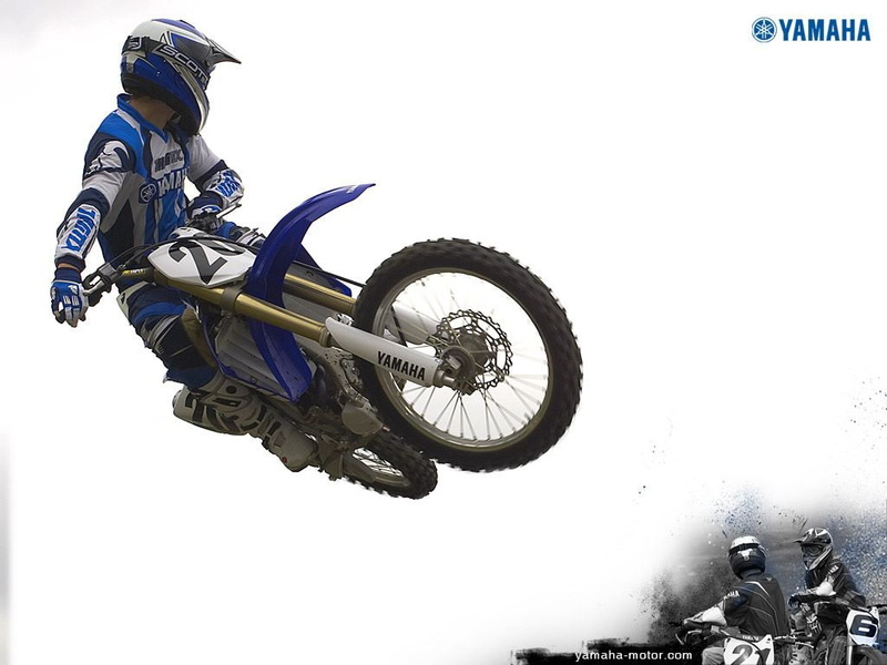 480P, hd, art, cross, motorcycles, moto, sports, Motorcycle, Yamaha