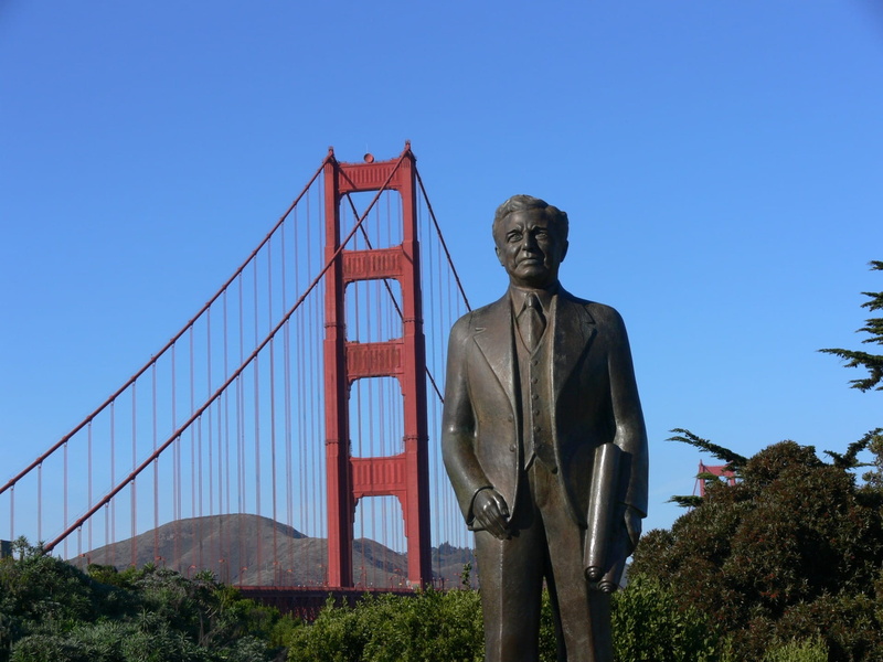 creativity, gate, one man only, nature, statue, connection, designer, human representation, metallic, bridge - man made structure, architecture, clear sky