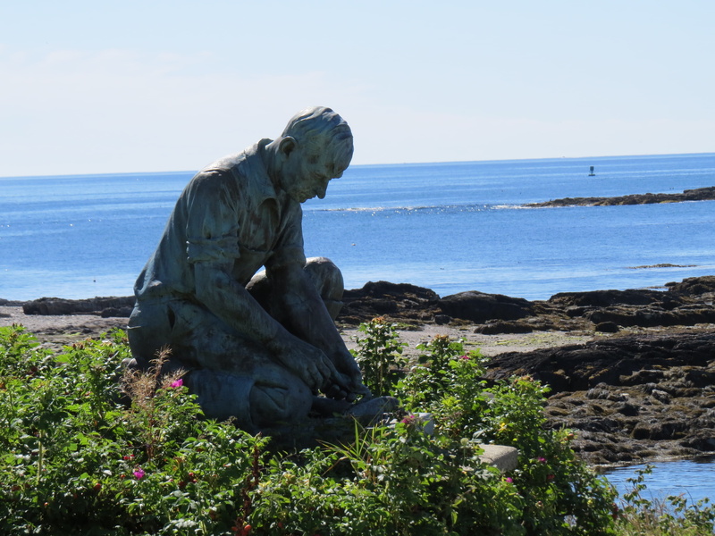 beach, s, solid, monument, 4K, creativity, LandS End, water, tranquil scene, nature, art, artwork, plant, FishermanS Memorial, tranquility, scenics - nature