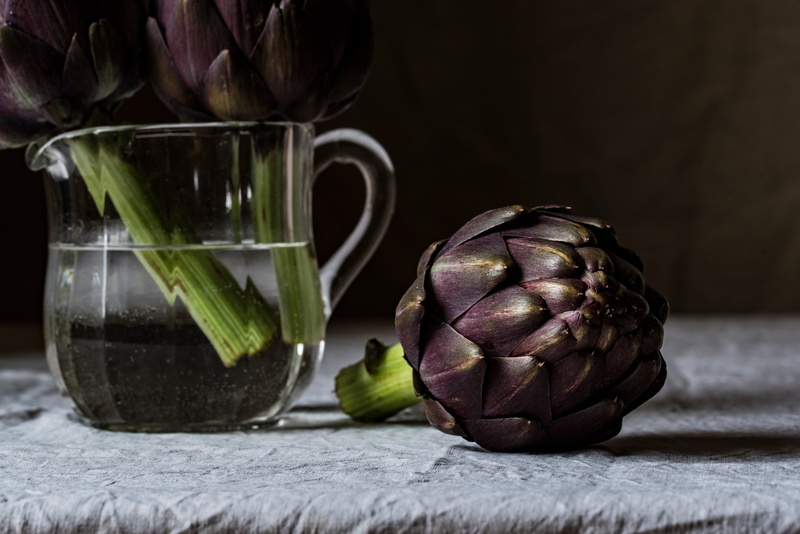 herb, beside, vase, pitcher, artichoke, still life, brown, healthy eating, 5K, wellbeing, spice, vegetable, plant, glass, clear, ingredient, water, day
