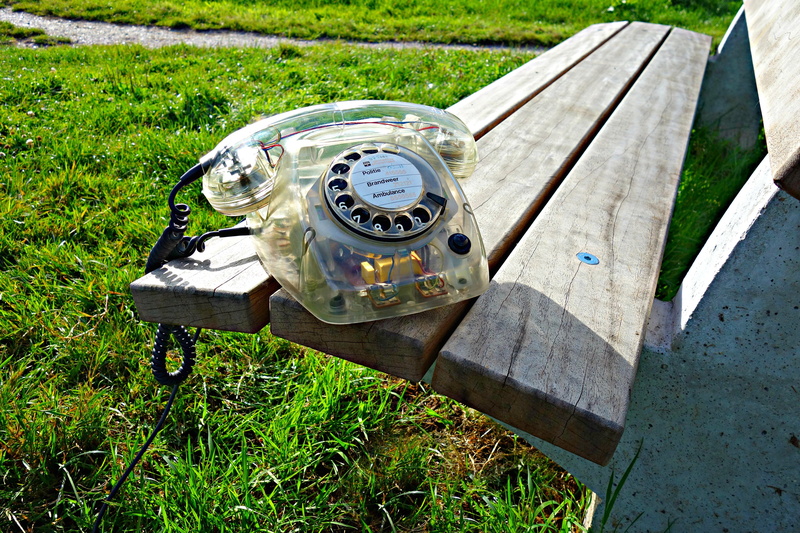 connection, call, old, rotary, focus on foreground, day, clear, telephone, close-up, cord, daytime, green color, retro Styled, dial, plant, outdoors, old fashioned