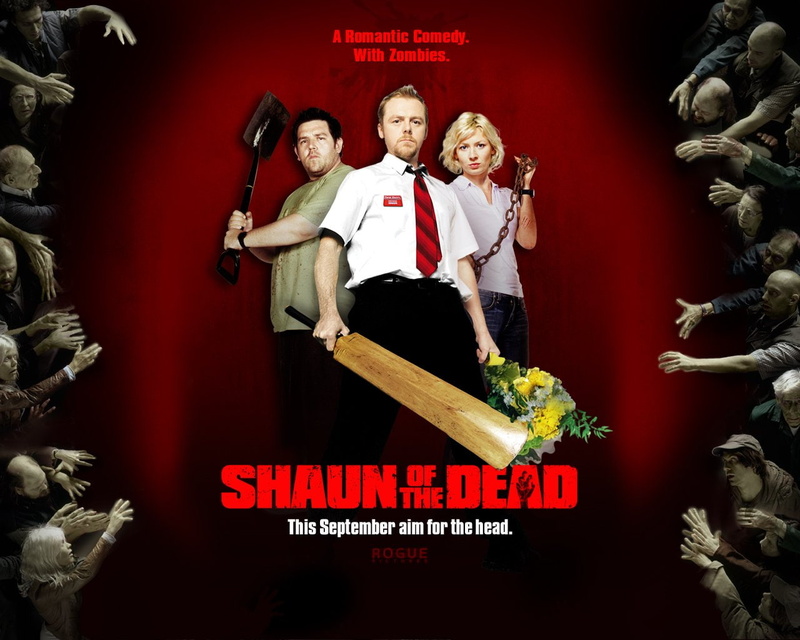 red, portrait, western script, male likeness, text, celebration, indoors, looking at camera, non-western script, Shaun Of The Dead, young adult, script