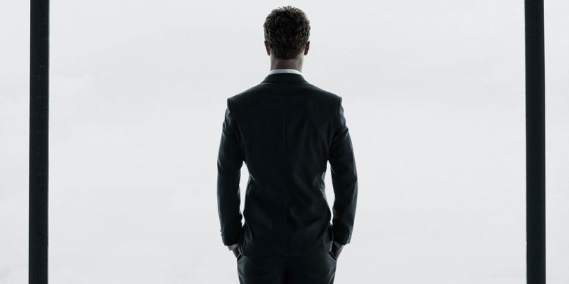 studio shot, adult, white background, contemplation, well-dressed, Fifty Shades of Grey, business, Jamie Dornan, men, formal businesswear, standing, young adult