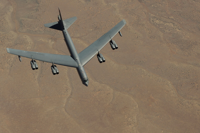 Boeing, strategic, bomber, 1080P, B-52, heavy, STRATO fortress, flight landscape