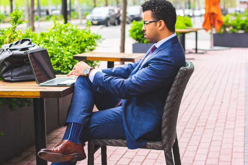 remote work, digital nomad, technology, wireless technology, seat, daylight, using laptop, facial expression, bag, side view, males, work, computer, young adult