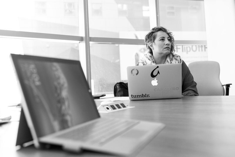laptop, employee, person, work, business, furniture, occupation, computer, grayscale, sit, chair, table, laptops, working, indoors, adult, window, sitting