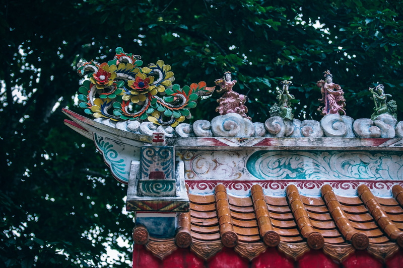 outdoors, day, statue, architecture, representation, concrete, dragon, design, pagoda, no people, temple, creativity, place of worship, culture, bright