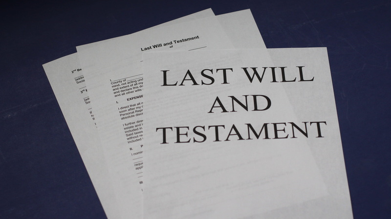 no people, white color, high angle view, last will and testament, will, paper, studio shot, black background, attorney, envelope, message, close-up, emotion