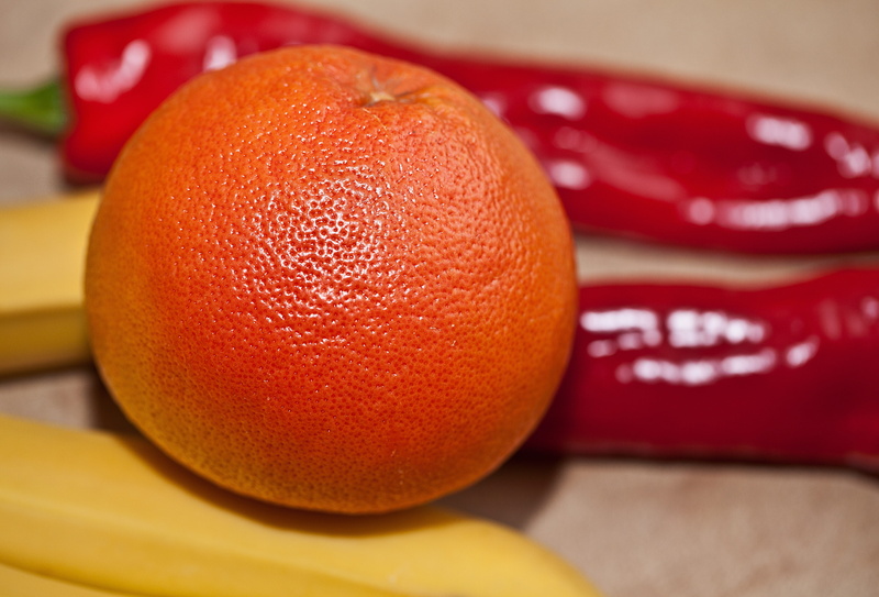 fruit, nature, focus on foreground, juicy, tangerine, paprika, healthy eating, yellow, banana, food, healthy lifestyle, the richness of, citrus fruit, close-up