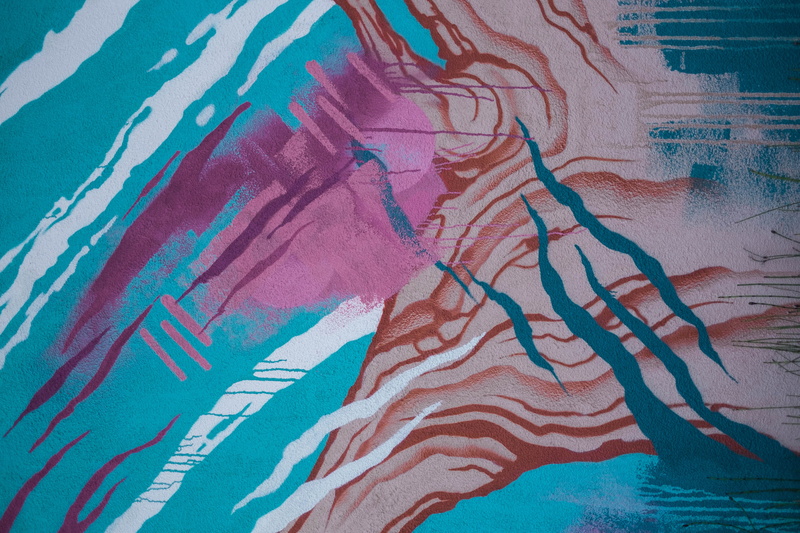 close-up, abstract, backgrounds, paint, art, no people, blue, full frame, pattern, messy, wall - building feature, urban art, creativity, indoors, multi colored