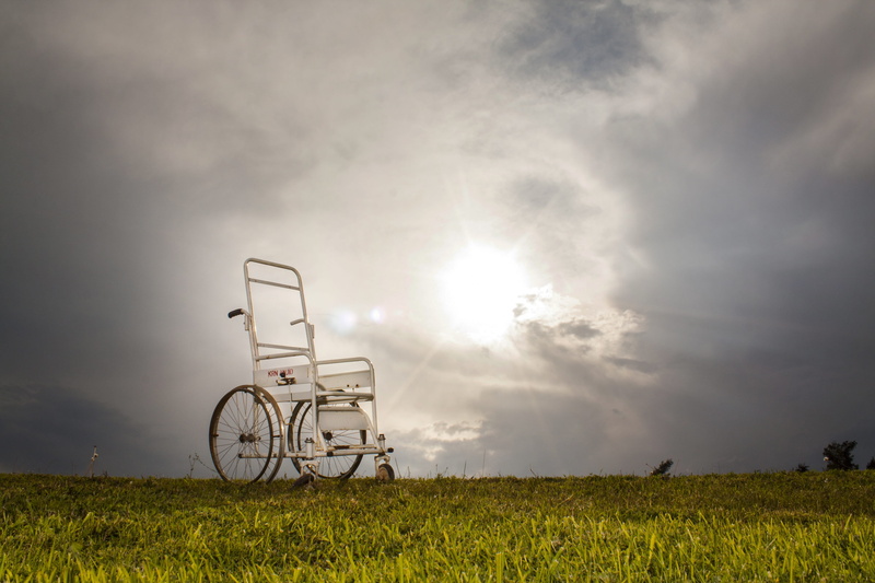 art, lawn, fiction, life, cloud - sky, grass, crippled, white, sun, disabled, overcast, green, sky, landscape, land, outdoors, field, leg, engel, tranquility