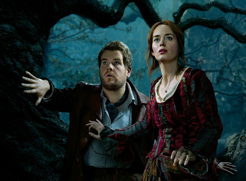 Afraid of their desires, Into the Woods, Emily Blunt, 5K, The farther into the forest, James Corden, the musical, fantasy