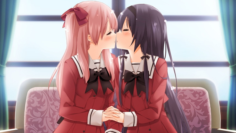Yuri, Anime, A Kiss For The Petals - Remembering How We Met, 1080P