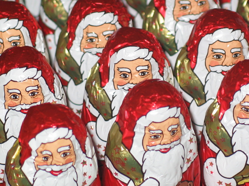 santa claus, cocoa, food, christmas decoration, chocolate, christmas time, representation, red, father christmas, creativity, decoration, retail, christmas