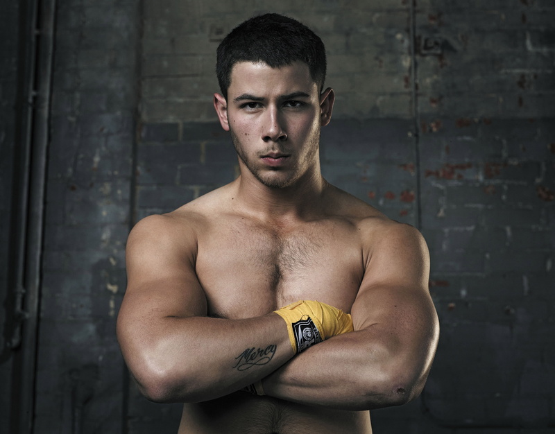 beautiful people, muscular build, indoors, healthy lifestyle, sport, shirtless, jonas, young adult, handsome, nick, front view, 2K, sports training, young men