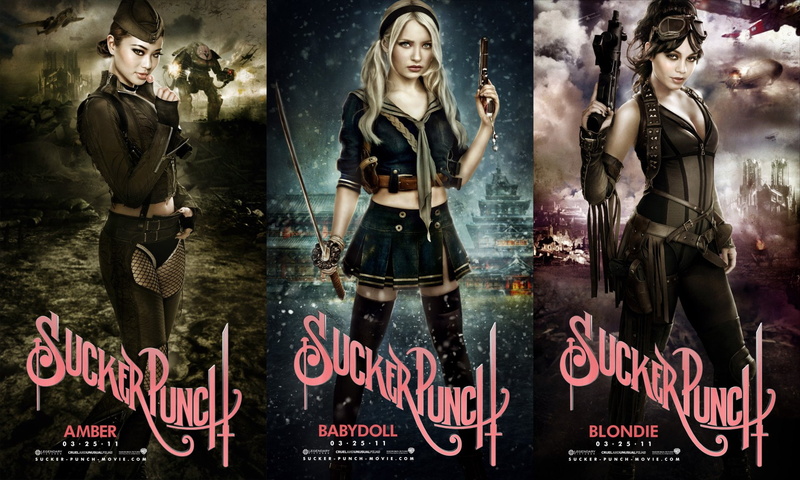 1080P, Emily Browning, Jamie Chung, Vanessa Hudgens, Sucker Punch, Movie
