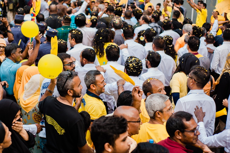 day, 2K, belief, city, togetherness, confetti, spectator, adult, focus, men, rally, outdoors, high angle view, muslim, group, architecture, gather, large group of people