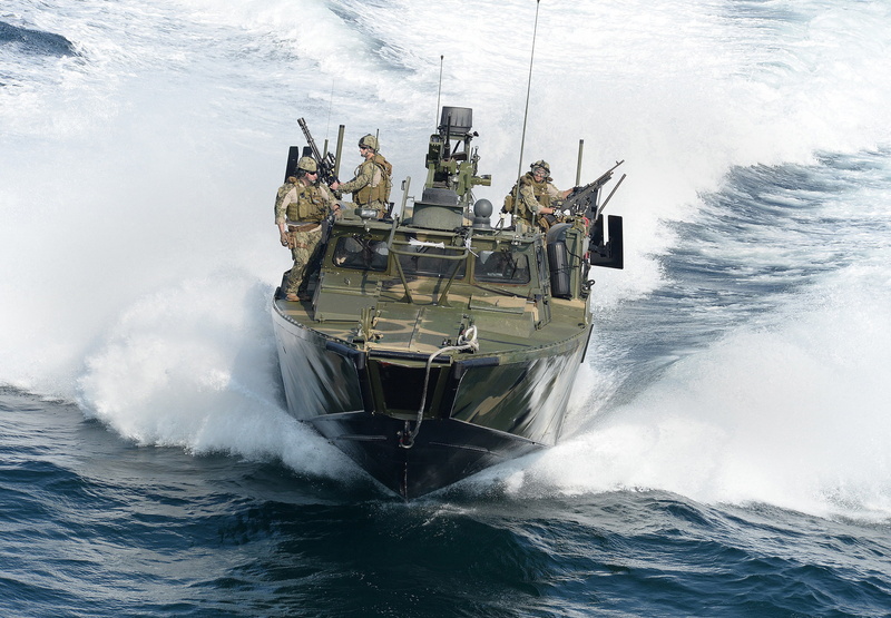1080P, command, RCB, sea, wave, weapons, soldiers, boat